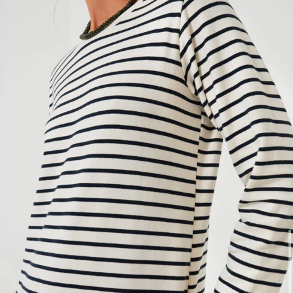 Tuckernuck Pomander Place Navy Stripe Gio Maxi Dress - Picture 5 of 8